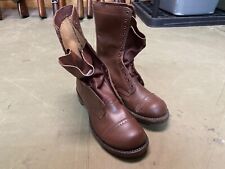 WWII US AIRBORNE PARATROOPER COMBAT FIELD CORCORAN JUMP BOOTS- SIZE 9.5 picture