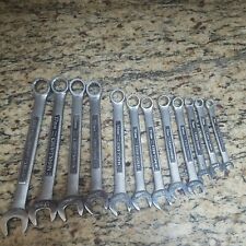Vintage Craftsman 12 Pc Metric Combination Wrench Set 18 mm-7 mm 12 Point V-vv picture