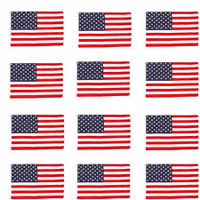 Wholesale lot 12 3' x 5' ft. USA US American Flag Stars Grommets United States picture