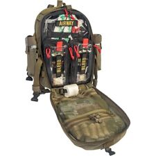North American Rescue /Mini-Medic Bag (Black&Green)Bag Only/Missing Pouch - READ picture