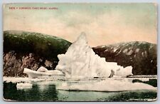 Postcard Icebergs, Taku Inlet Alaska Posted 1909 picture