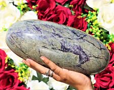 Large 290MM Natural Blue Picasso Jasper Metaphysical Healing Power Shiva Lingam picture