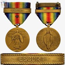 WW1 U.S. NAVY VICTORY MEDAL ESCORT CLASP BAR BATTLE STAR WWI GREAT WAR picture