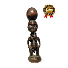 African Maternity figure Wood Yoruba Nigeria Hand Carved African Wooden -902 picture