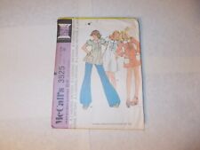 VTG McCall's 3525 Young Junior/Teen Dress or Top Sewing Pattern 11/12 Bust 32 picture