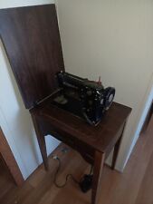 singer sewing machine folding table picture