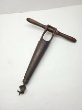 Antique Wooden Beer Keg Opener Bung hole Drill Bore picture