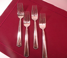 Set Of 4 Reed & Barton American Classic Stainless Salad Forks 7