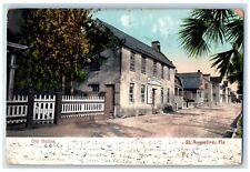 c1905 Scenic View Old House Street St Augustine Florida Vintage Antique Postcard picture