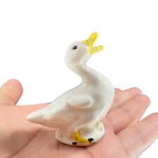 Vintage Rookwood Pottery Duck Bird Hand Made In USA Small Figurine Figurine Vtg picture