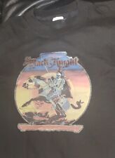 Williams Black Knight 1980s Pinball Vintage Original T- Shirt Small Size 14-16 picture