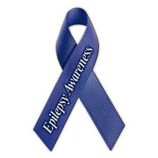 Magnetic Bumper Sticker - Epilepsy Support Ribbon - Awareness Magnet picture