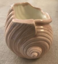 Vintage Pink Ceramic Seashell Planter picture