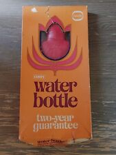 Vintage Davol Rubber Water Hot Bottle Red Comfy Quality Instructions Box Retro picture