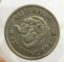 1946 Australian Shilling 50% Silver Coin - Australia picture