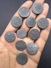 Collection Of 11 Pics Rare Ancient Old Islamic Unknown Era Good Condition Coins picture