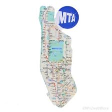 NYC Subway Acrylic Magnet - New York City MTA Station Map Souvenir Travel Gift picture