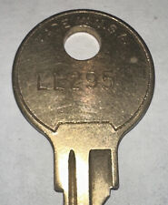 LL295 Vintage Chicago Lock Inc Gold Circular Replacement Key Made USA Original picture