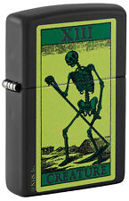 Zippo Creature Skeleton Black Matte Windproof Lighter, 48416 picture