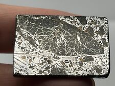 MASLYANINO 12.489g Gorgeous Iron Meteorite Slice IMCA #s 6236 & 7294 Sellers picture