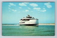 Ocracoke NC-North Carolina, Ferry Sea Level, Transportation, Vintage Postcard picture