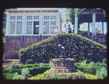 VTG 1949 Kodachrome Slide Red Border Mother And Father At Mount Vernon Garden picture