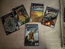 DC Comics Lot (2)Adventures Of Superman (2) Man Of Steel, Superman,#s 1,3,4,5,7 picture