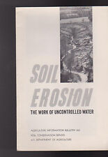 Soil Erosion the Work of Uncontrolled Water 1962 Agriculture Info Bulletin 260 picture