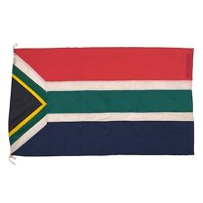 Vintage Handmade South Africa Flag Textile Art Decor picture