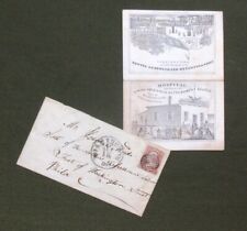 Union Volunteer Refreshment Saloon - Illustrated Card & Cover To Secretary picture
