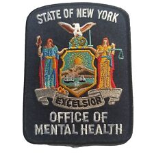 NEW YORK STATE NY MENTAL HEALTH EMS EMT Medical Services Patch Iron Sew On picture