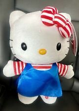 NWT Hello Kitty 4th of July Patriotic Red, White, & Blue Plush Side Stepper picture
