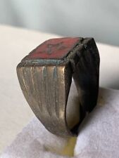 A GENUINE ANCIENT ROMAN GLADIATOR SILVER RING: ANTIQUE AND AUTHENTICITY picture