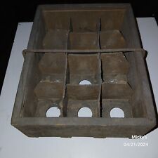 Antique STAR Egg Carrier Early 1900's Unaltered Dovetail Box 8