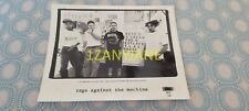 RC1848 Band 8x10 Press Photo PROMO MEDIA, RAGE AGAINST THE MACHINE, EPIC picture