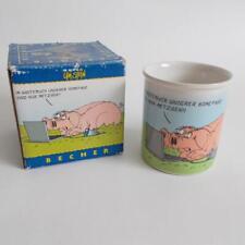 Uli Stein Pig Mug Funny Internet German Cartoon Becher Coffee Cup picture