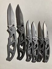 6 Pieces: Gerber Paraframe Medium & Small Folding Pocket Knife Lot picture