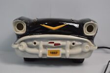 Vintage 1987 Clay Art TV Lamp Chevy Car Chevrolet Ceramic Hand painted WORKS picture