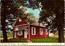 Easton Maryland Postcard Little Red Schoolhouse 1970's LARGE RG picture