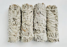 4 Pack California White Sage Bundle Sticks Smudging Kit 4'' For Home Cleansing picture