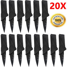 20PCS Credit Card Knives Lot Folding Wallet Thin Pocket Survival Micro Knife picture