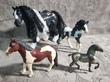 Vintage Mixed Horse Lot Breyer Reeves Black White Fawn picture