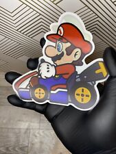 Nintendo Mario Kart Mario & Luigi 3D Lenticular Motion Car Sticker Decal White picture
