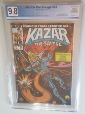 1984 Ka-Zar: The Savage #34 NOT CGC PGX 9.8 Comic WRAPAROUND COVER/LAST ISSUE picture