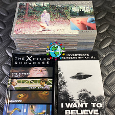TOPPS 1997 THE X-FILES WIDE/SHOWCASE 72-CARD SET +WRAPPER AND FAN CLUB INSERT picture