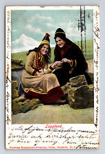 Sami Women Lappar Native Europeans Lapland Postcard picture