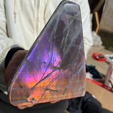 2.8lbNatural Gorgeous Purple Labradorite Quartz Crystal display Specimen Healing picture