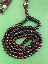 Antique Old Brown Damari bakelite  islamic  Worry prayer 99 beads 33g ترتروك R7 picture