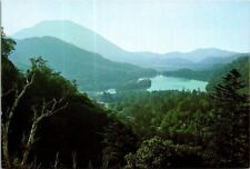 Vintage Japan, Mt. Nantai and Yumoto Spa from Konsei Pass Postcard picture