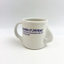 Claritin-D 24 Hour Coffee Mug Cup 3D Nose Rep Advertising Pharma White Blue picture